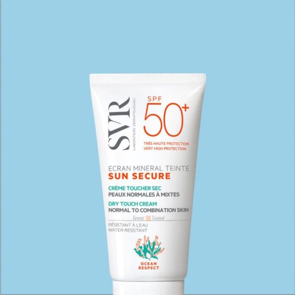 SVR Sun Secure Écran Minéral Teinté SPF50+ Peaux Normales à Mixtes - 60 g