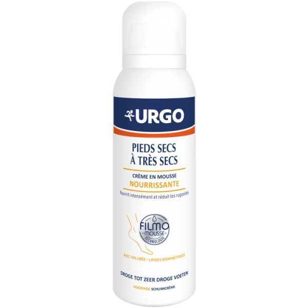 URGO Filmomousse Crème Mousse Nourrissante Pieds Secs - 125ml