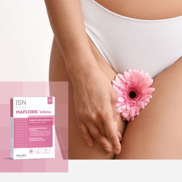 Ineldea Mafloril Intima - 30 gélules - Rééquilibre la flore intime et restaure le bien-être féminin