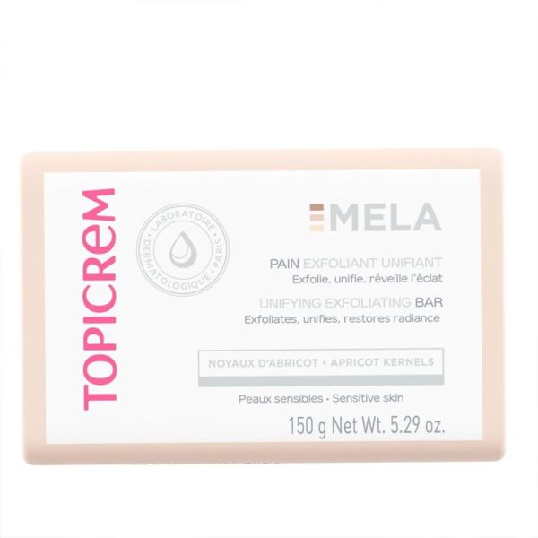 Topicrem MELA Pain Exfoliant Unifiant 150g – Éclat du teint et grain de peau lissé