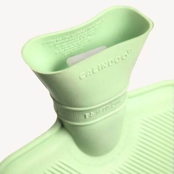 Calindoo Bouillotte Sans Housse Vert 2L - Confort et chaleur apaisante