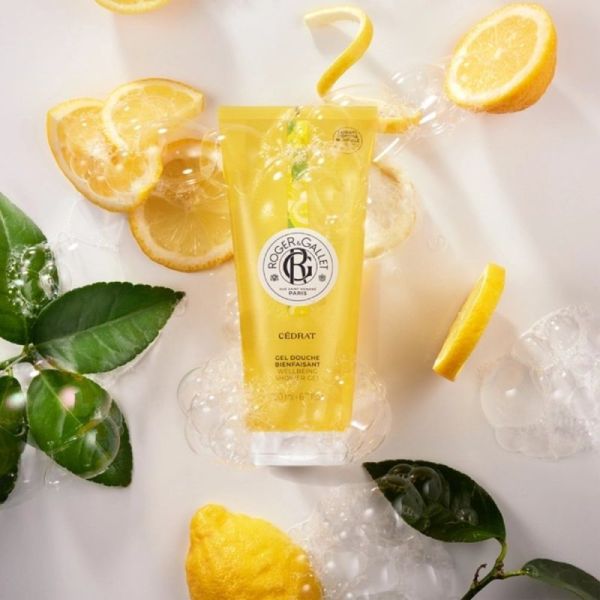Roger & Gallet Gel Douche Bienfaisant - 200ml - Cédrat - Energisant