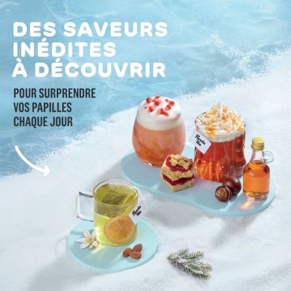 Panda Tea Calendrier de l'Avent 24 sachets - 24 thés et infusions pour Noël