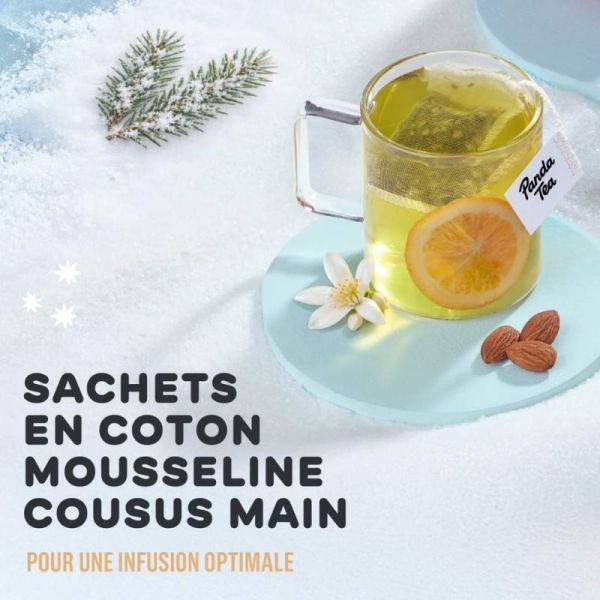 Panda Tea Calendrier de l'Avent 24 sachets - 24 thés et infusions pour Noël