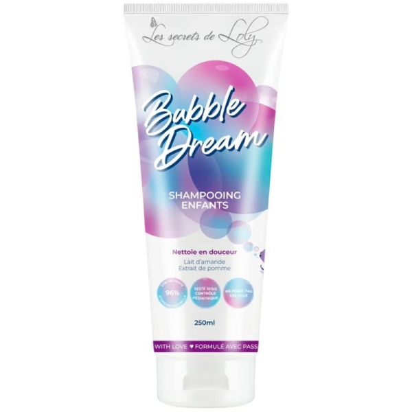 Les Secrets de Loly Shampooing Bubble Dream Pour Enfants - 250ml - Nettoie en douceur et redéfinit les boucles