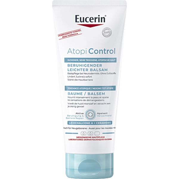 Eurecin Atopi Control Crème Corps Apaisante - Peaux Très Sèches Atopiques - 200ml