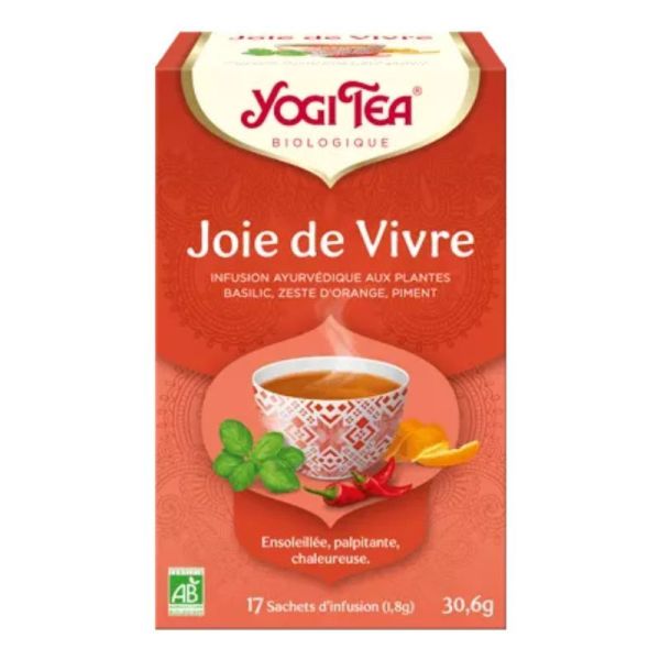 Yogi Tea Infusion Joie de Vivre Bio - 17 Sachets