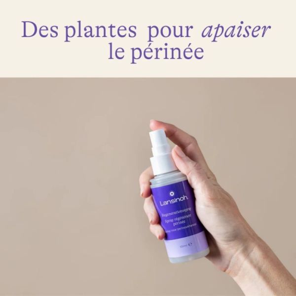 Lansinoh Spray Régénérant Périnée 100ml - Apaise et rafraîchit le périnée après l'accouchement