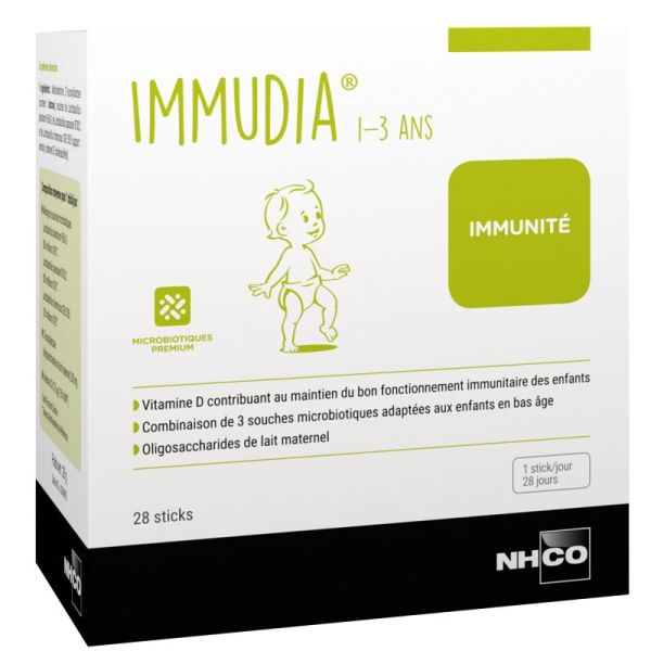 NHCO Immudia 1-3 ans 28 sticks