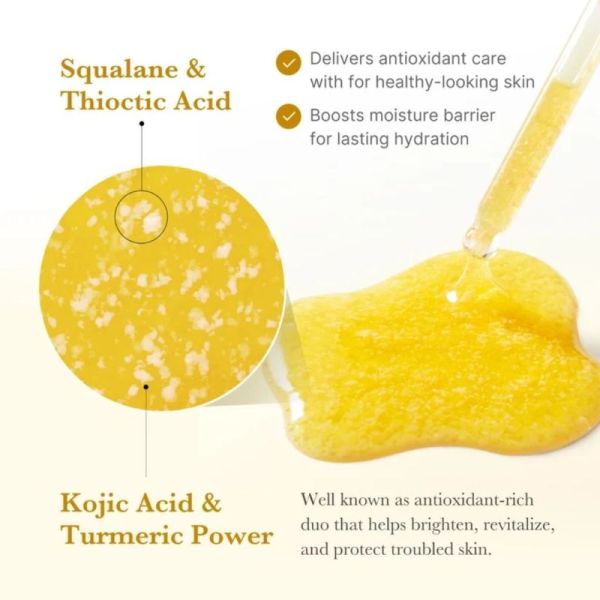Medicube Kojic Acid Turmeric Niacinamide Serum 30 ml - Soin éclat et teint unifié