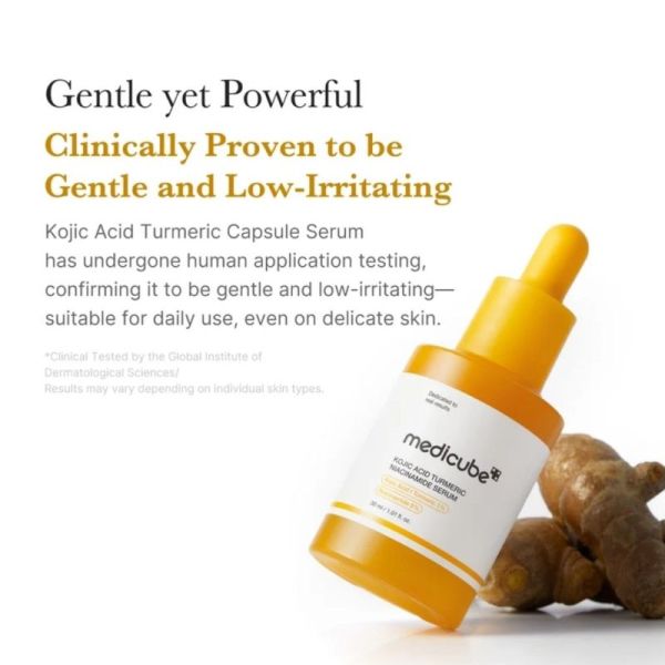 Medicube Kojic Acid Turmeric Niacinamide Serum 30 ml - Soin éclat et teint unifié