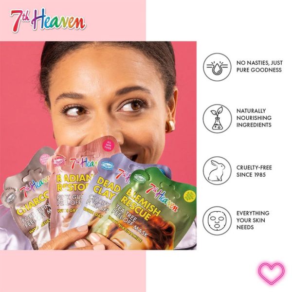 7th Heaven Masque Visage Llamacorn Noix de Coco et Papaye 1 Masque – Apaise et hydrate