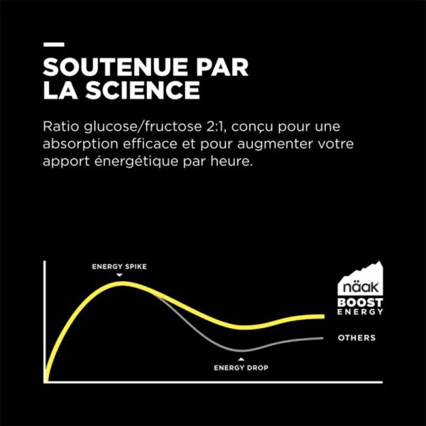 Naak Gel Boost 30 Citron Salé 48g – Energie naturelle et performance
