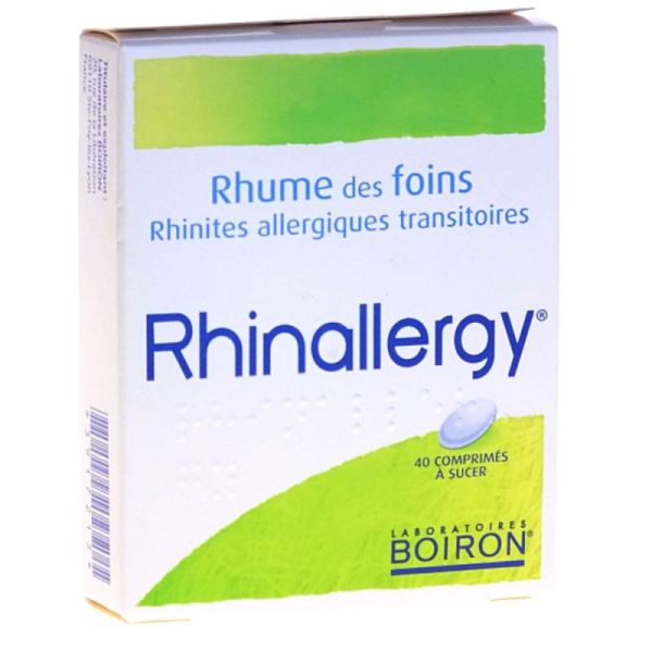 Boiron Rhinallergy 40 comprimés à sucer