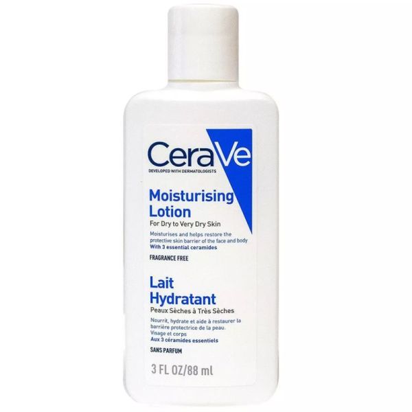 CeraVe Lait Hydratant - 88 ml - Hydrate intensément et restaure la barrière cutanée