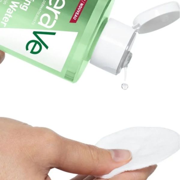 CeraVe Eau Micellaire Hydratante 400 ml - Nettoie, démaquille et hydrate 24h sans rinçage