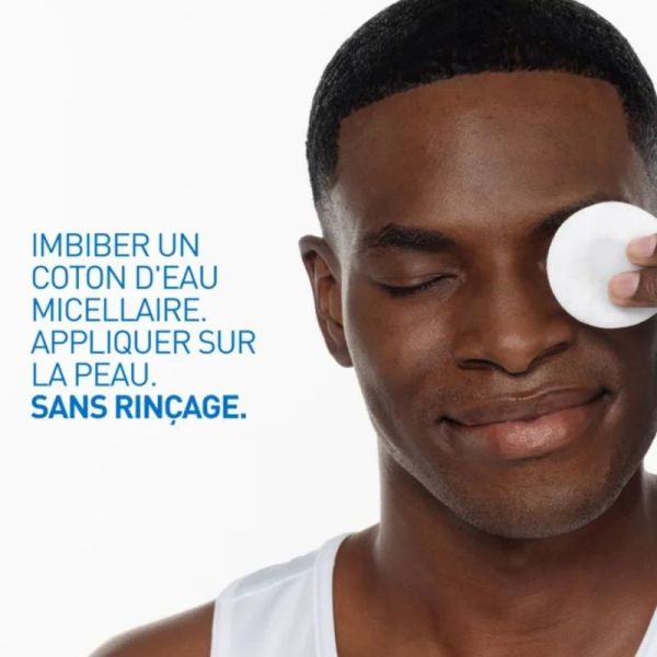 CeraVe Eau Micellaire Hydratante 400 ml - Nettoie, démaquille et hydrate 24h sans rinçage