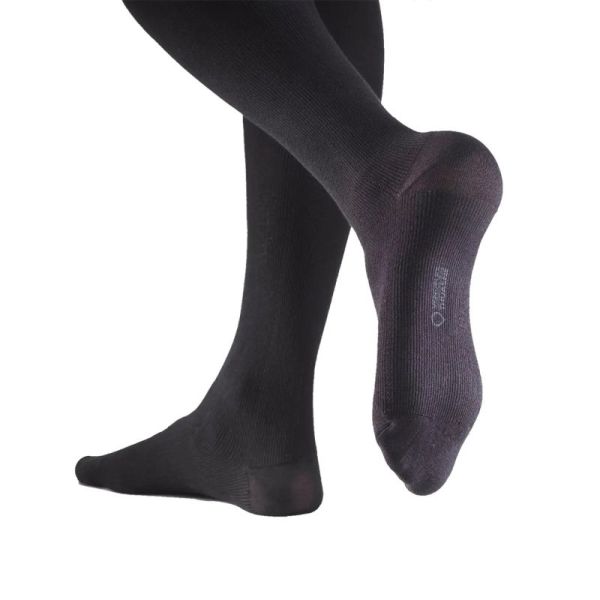 Thuasne Venoflex Fast Coton Chaussettes de Contention Homme Classe 3 Long – Fibre naturelle et confort