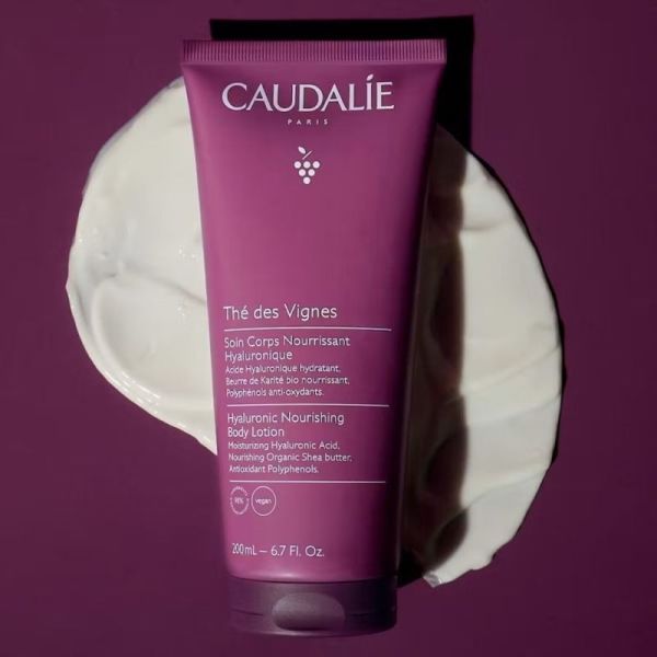 Caudalie Thé des Vignes Soin Corps Nourrissant Acide Hyaluronique 200ml - Hydrate et parfume la peau
