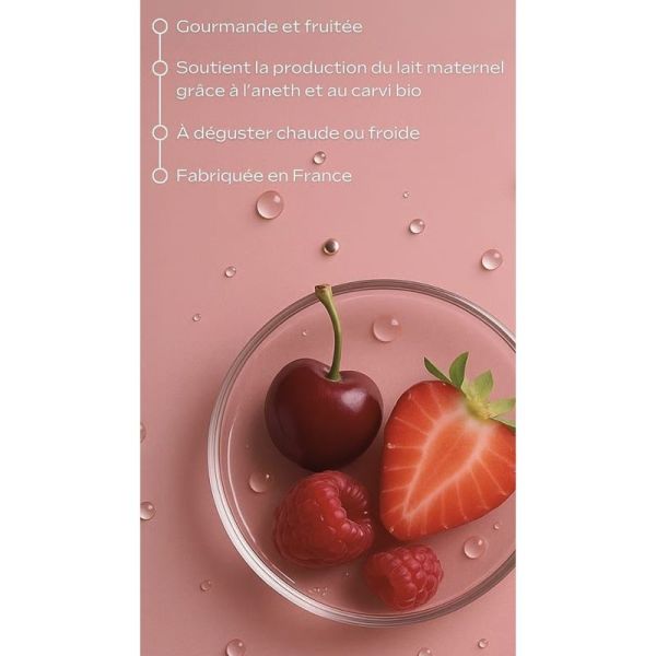 Weleda Maternité Tisane Allaitement Fruits Rouges Bio Lot de 2 x 20 Sachets – Stimulation de la lactation