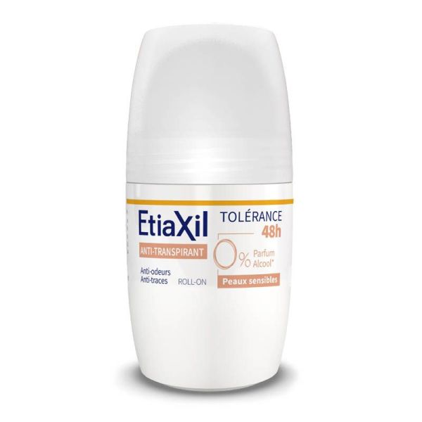 Etiaxil Anti-transpirant Tolérance 48h Peaux Sensibles Roll-on - 50ml