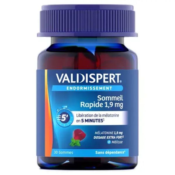 Valdispert Sommeil Rapide 1,9mg - 30 Gummies