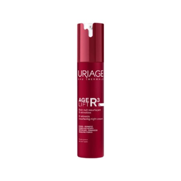 Uriage Age Lift R3 Soin Nuit Resurfaçant 3 Rétinoïdes 40 ml - Lisse et raffermit la peau