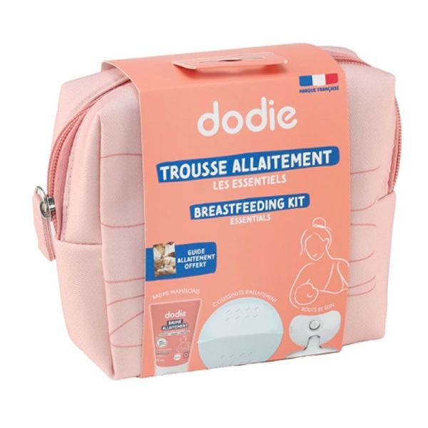 Dodie Trousse Allaitement Les Essentiels - Baume Allaitement + Baume Mamelons + Bouts de Seins + Coussinnets