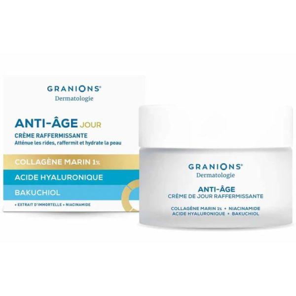 Granions Dermatologie Crème Raffermissante Anti-Âge Jour 50ml – Fermeté et éclat du teint