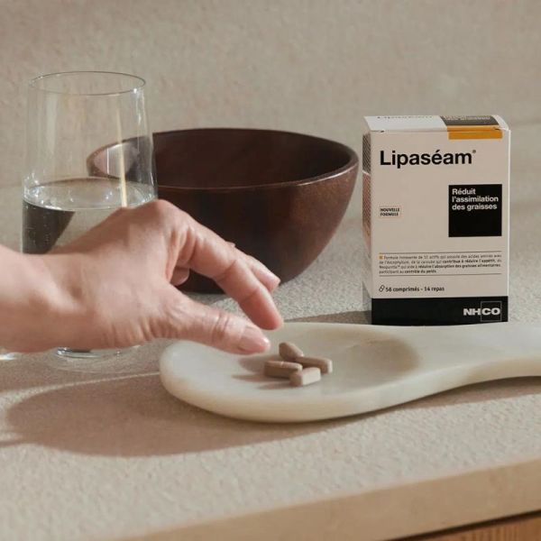 NHCO Lipaséam - 56 comprimés - Contrôle des lipides et gestion de l’appétit