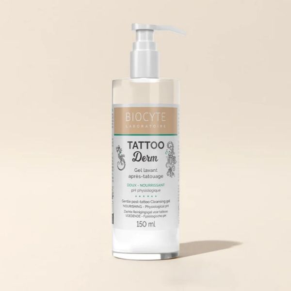 Tattoo Derm Gel Lavant Après-tatouage - 150ml - Doux Nourrissant