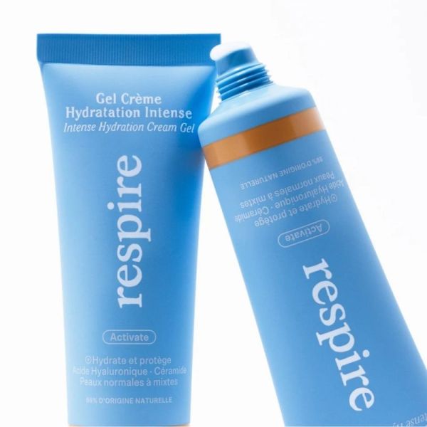 Respire Activate Gel Crème Hydratation Intense - 50 ml - Fraîcheur et hydratation durable