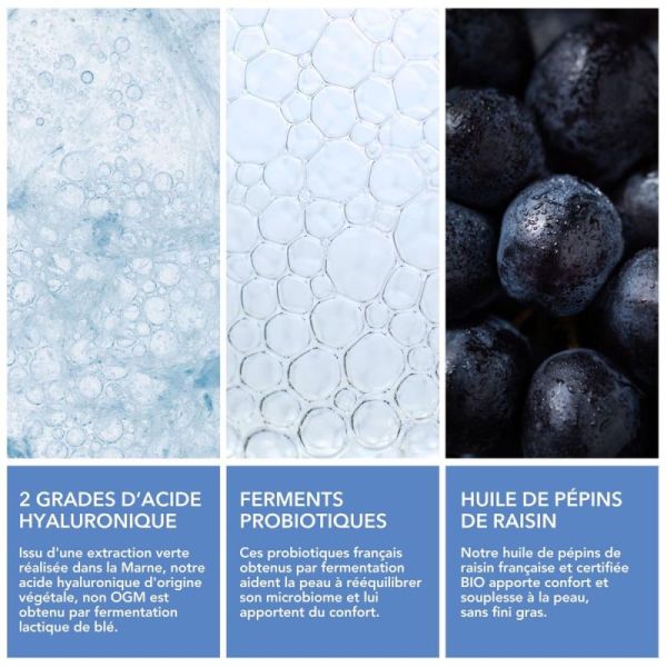 Krème Crème Hydratation Intense à l'Acide Hyaluronique Bio - 50ml