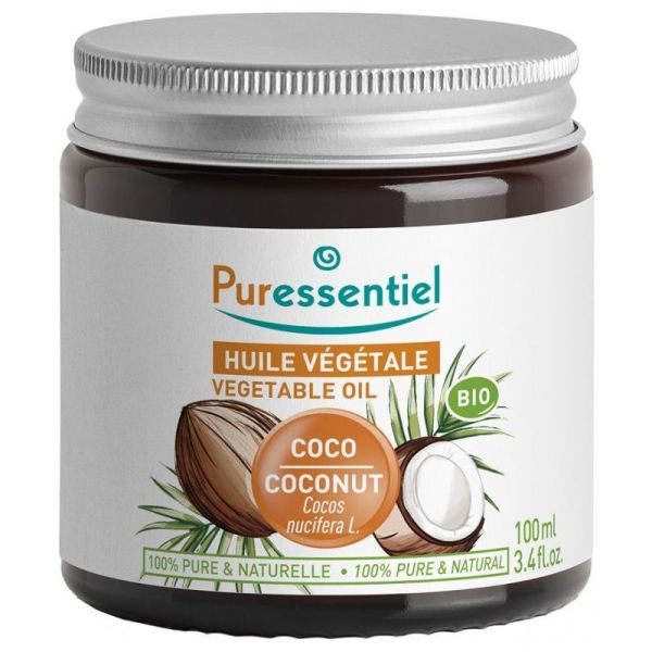 Puressentiel Huile Végétale Coco (Coco nucifera L.) Bio 100 ml