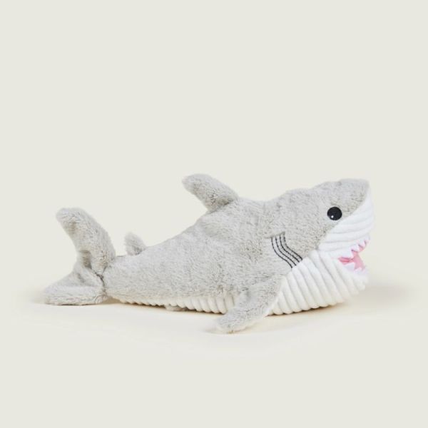 Soframar Warmies Bouillotte peluche déhoussable Requin 33 cm - Chaleur réconfortante