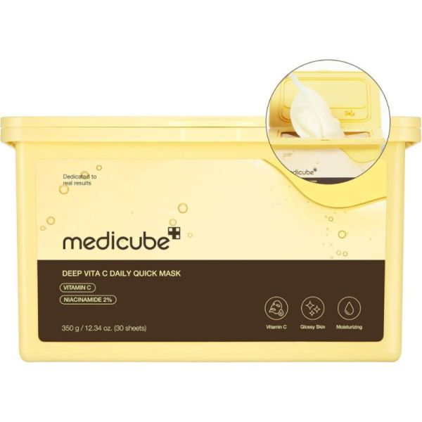 Medicube Deep Vita C Daily Quick Masque Éclat du Teint - 30 Masques