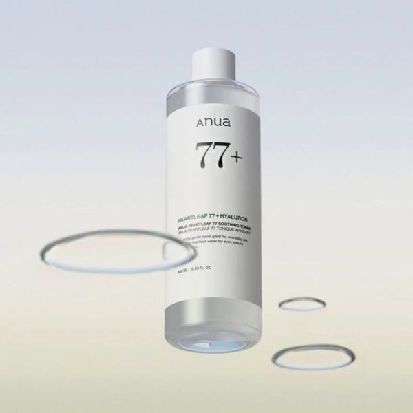 Anua Heartleaf 77% Soothing Toner 250ml - Lotion tonique hydratante et apaisante anti-rougeurs