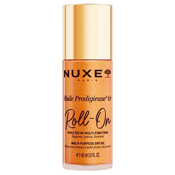 Nuxe Huile Prodigieuse Or Roll-On - 60ml - Éclat doré et hydratation immédiate
