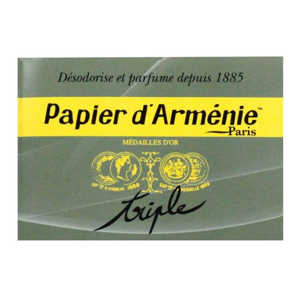 Papier d'Arménie Les carnets triple 12 feuillets carnet traditionnel