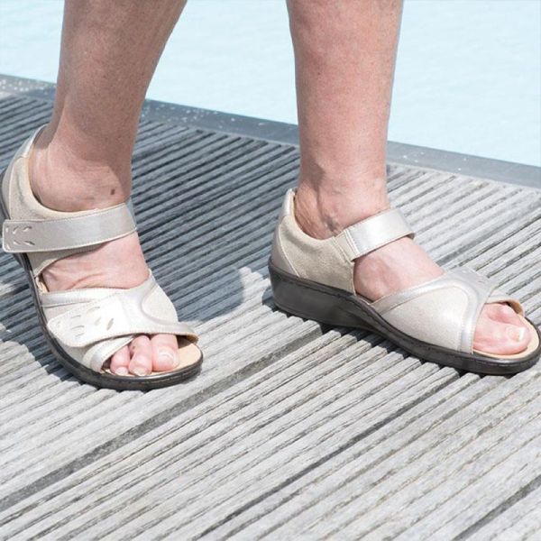 Gibaud CHUT Pétilla Doré - Chaussures Confort Femme Hallux Valgus