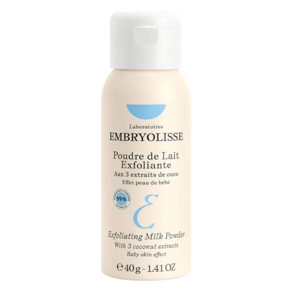 Embryolisse Poudre de Lait Exfoliante Tous Types de Peaux - 40g