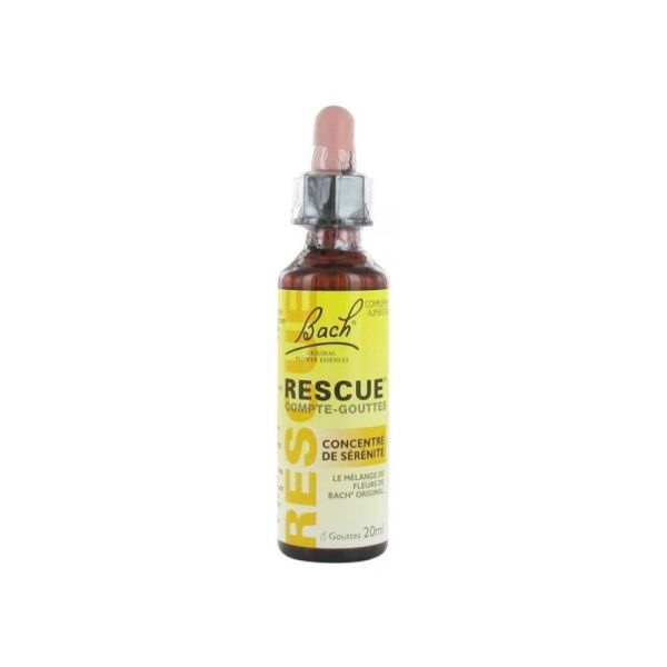 Rescue Concentre de Sérénité Gouttes Bach 20 ml