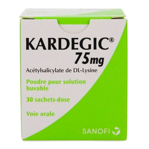 Lehning Kardegic 75 mg poudre - Affection du Coeur et des Vaisseaux - 30 sachets