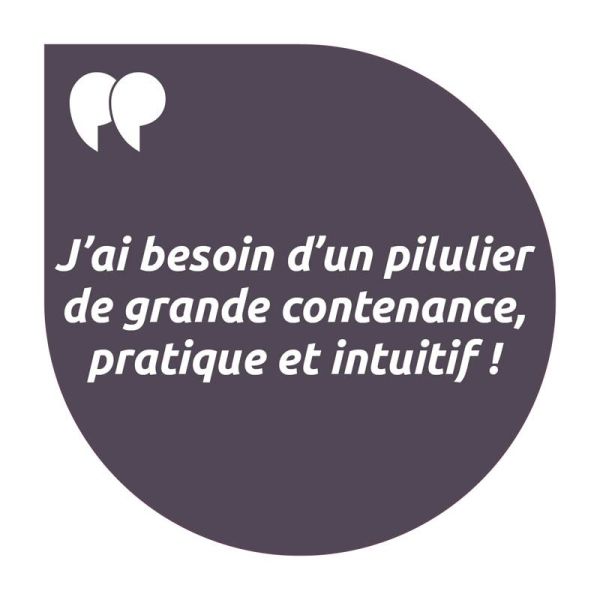 Cooper Pilbox 7 Pilulier Hebdomadaire Fixe - 1 pièce - Pilulier hebdomadaire fixe grande contenance