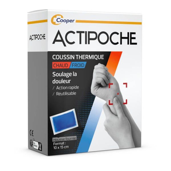 Cooper Actipoche Chaud/Froid coussin thermique 10 x 15 cm