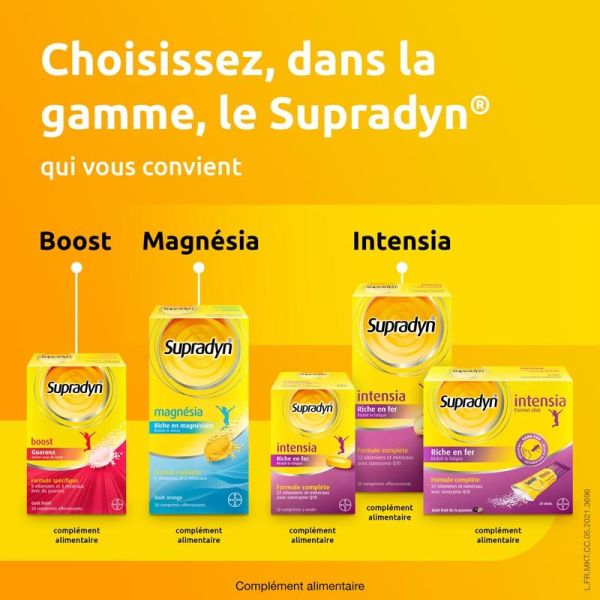 Supradyn Boost, 20 comprimés effervescents