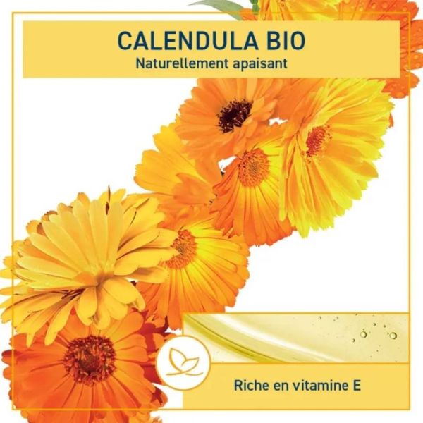 Natessance Huile au Calendula BIO Flacon de 50ml - Soin apaisant et adoucissant pour peaux sensibles