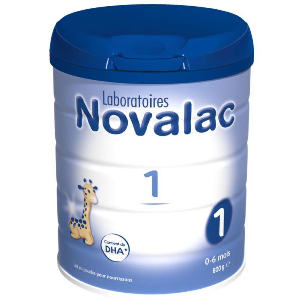 Novalac 1 Lait en Poudre 1er Âge 0-6 Mois - 800g