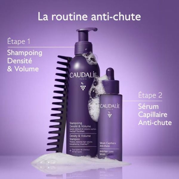 Caudalie Sérum Capillaire Anti-chute 50ml - Réduit la chute de cheveux et renforce la densité