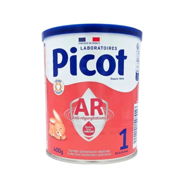 Picot AR anti-régurgitations 1er âge (0-6 mois) 400g - Diminution des régurgitations et du reflux gastro-œsophagien du nourrisson